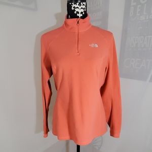 The North face 1/4 zip pullover sweater Lg